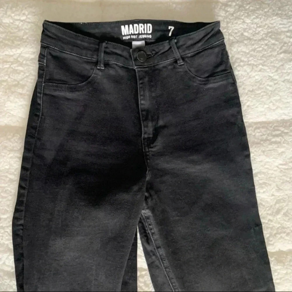 Skinny Black High Rise Jeans - Picture 2 of 5